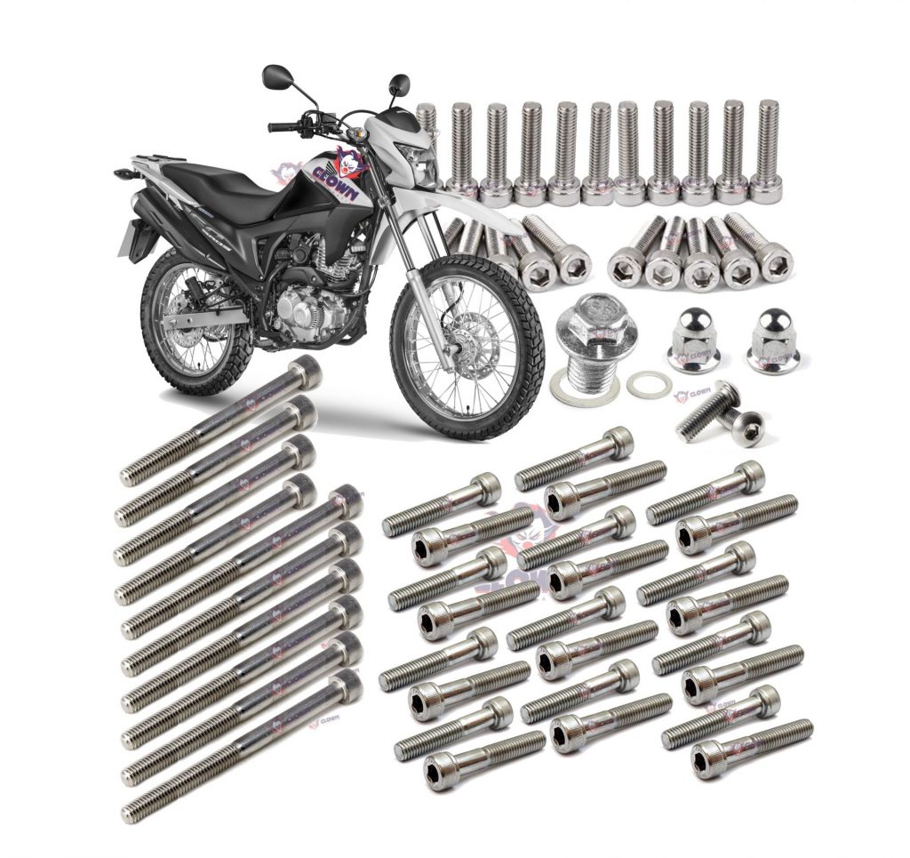 Clown Kit Parafusos Allen Inox Motor Cbx 250 Twister B1i